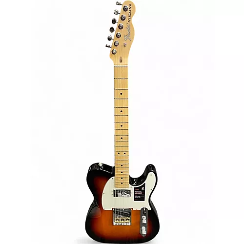 Used Fender American Performer Telecaster Hum Sunburst Solid Body Electric Guitar Sunburst - musicians--Friend