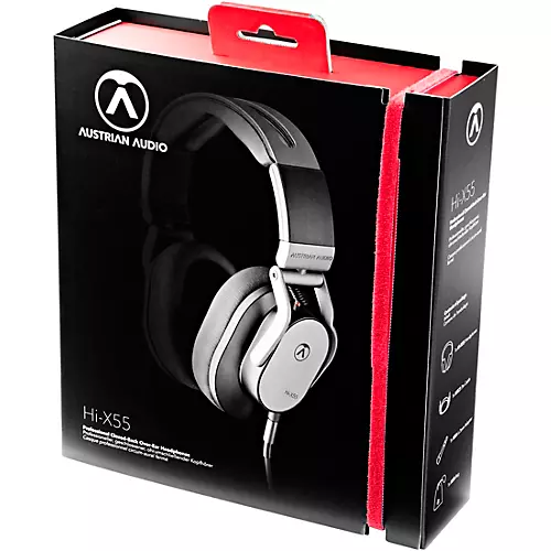 Austrian Audio Hi-X55 Professional Closed-Back Over-Ear Studio Headphones - musicians--Friend