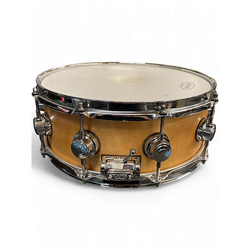 Used 2006 DW 5X14 Collector's Series Maple Snare Natural Drum Natural 8 - musicians--Friend