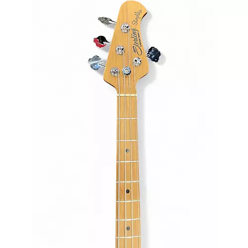 Used Sterling by Music Man Ray34 SILVER MIST Electric Bass Guitar SILVER MIST - musicians--Friend