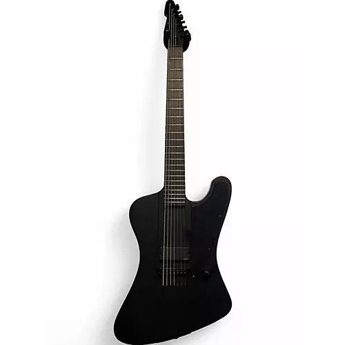 Used 2020s ESP LTD BLACK METAL SATIN BLACK Solid Body Electric Guitar SATIN BLACK - musicians--Friend