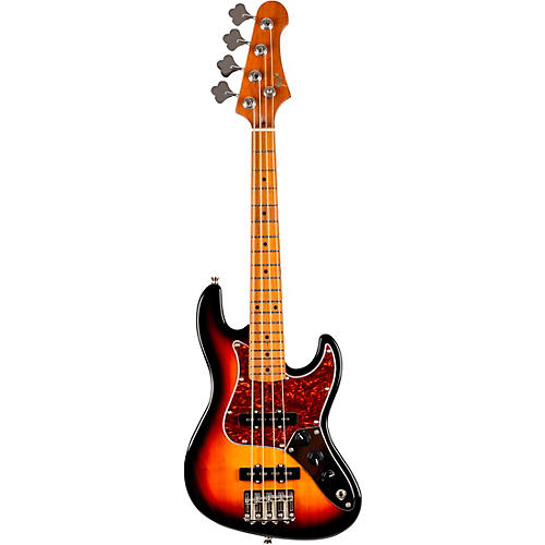 Flight Mini JB Bass SB Electric Bass Guitar Sunburst - musicians--Friend