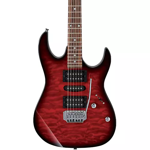 Ibanez GRX70QA Electric Guitar Transparent Blue Burst - musicians--Friend