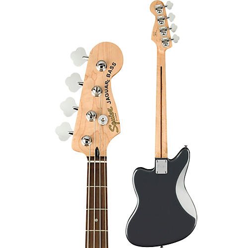 Squier Affinity Series Jaguar Bass H Charcoal Frost Metallic - musicians--Friend