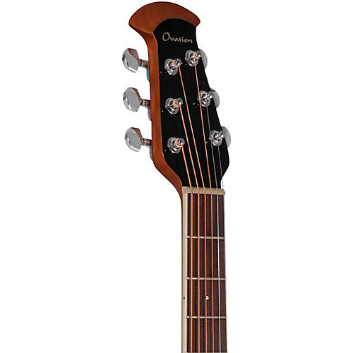 Ovation CE48 Celebrity Series Elite Super Shallow Acoustic-Electric Guitar Ruby Red - musicians--Friend