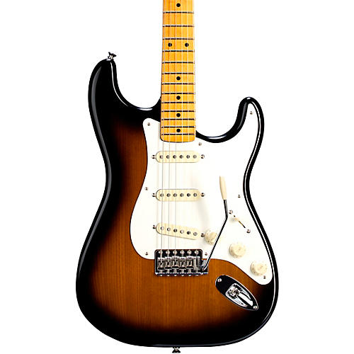 Fender Eric Johnson Virginia Stratocaster Maple Fingerboard Electric Guitar 2-Color Sunburst - musicians--Friend