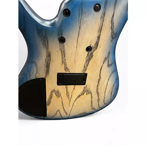 Used Ibanez SR606E Blue Electric Bass Guitar Blue - musicians--Friend