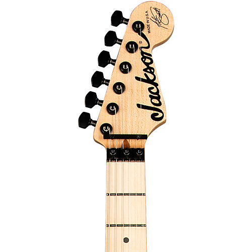 Jackson USA Signature Adrian Smith San Dimas DKQM Electric Guitar Transparent Green Burst - musicians--Friend