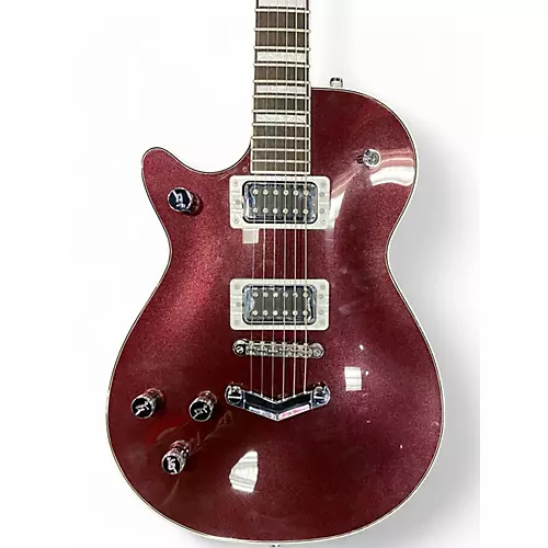 Used Gretsch Guitars G5220LH Electromatic Left Handed Dark Cherry Metallic Electric Guitar Dark Cherry Metallic - musicians--Friend