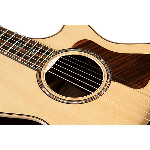 Taylor 812ce 12-Fret V-Class Grand Concert Acoustic-Electric Guitar Natural - musicians--Friend