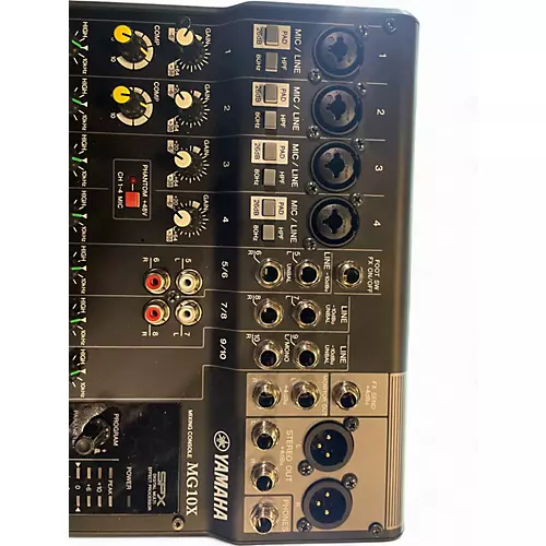 Used Yamaha MG10X CV Unpowered Mixer - musicians--Friend