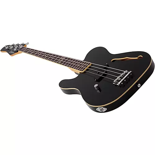 Schecter Guitar Research dUg Pinnick Signature Baron-H Left-Handed Electric Bass Black - musicians--Friend