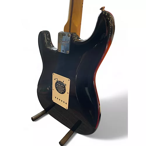 Used Fender Artist Series Eric Clapton Stratocaster Black Solid Body Electric Guitar Black - musicians--Friend