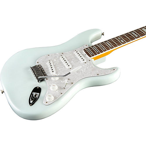Fender Kenny Wayne Shepherd Stratocaster Electric Guitar Transparent Faded Sonic Blue - musicians--Friend