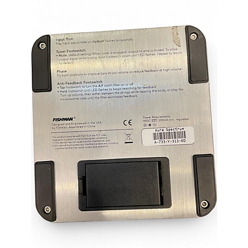 Used Fishman Aura Spectrum DI Imaging Guitar Preamp - musicians--Friend