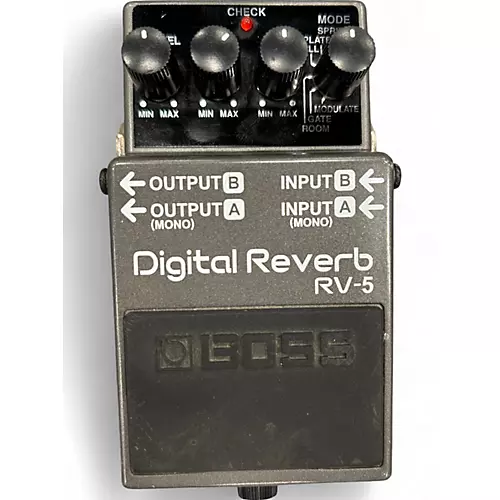 Used BOSS RV5 Digital Reverb Effect Pedal - musicians--Friend