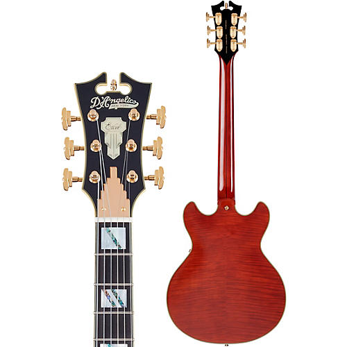 D'Angelico Excel Mini DC Semi-Hollow Electric Guitar Viola - musicians--Friend