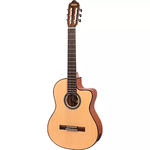 Valencia VC704 700 Series Nylon-String Classical Acoustic-Electric Guitar Natural - musicians--Friend