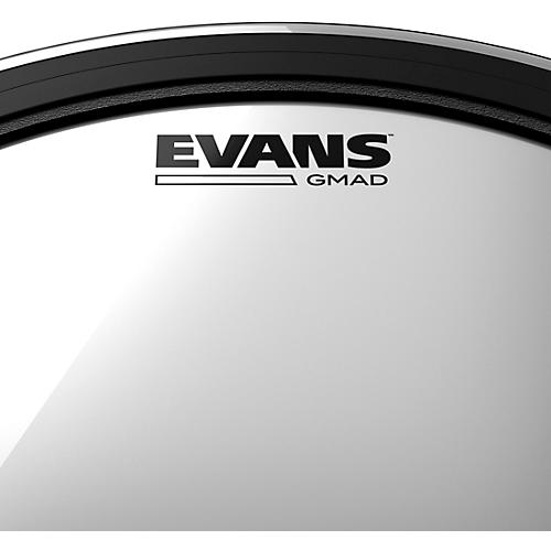 EVANS GMAD Clear Batter Bass Drum Head 20 in. - musicians--Friend