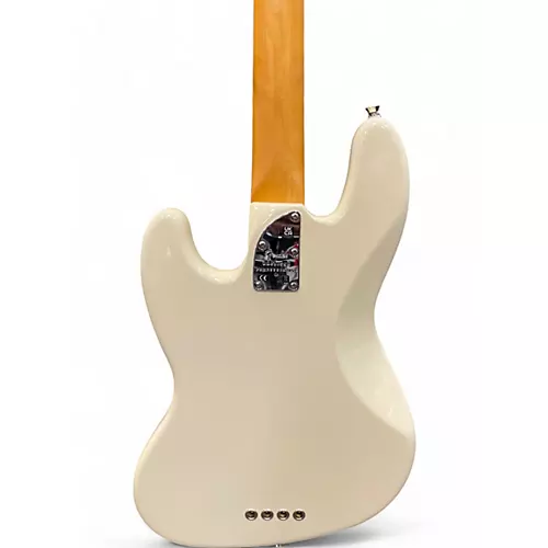 Used 2020s Fender American Professional II Jazz Bass Alpine White Electric Bass Guitar Alpine White - musicians--Friend