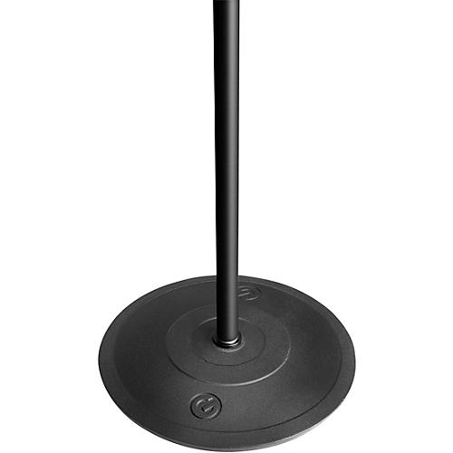 Gravity Stands Microphone Stand With Round Base And One-Hand Clutch - musicians--Friend