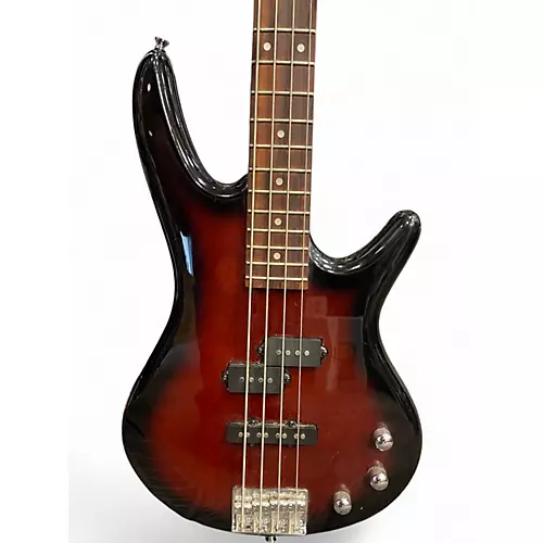 Used Ibanez GSRM20 Mikro Short Scale Brown Sunburst Electric Bass Guitar Brown Sunburst - musicians--Friend