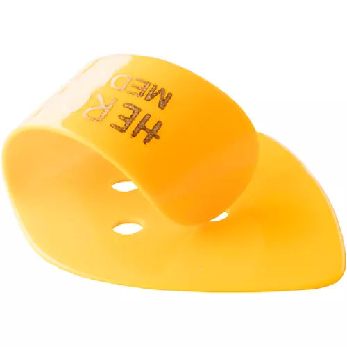 Dunlop DUNLOP HE112P HERCO MED FLAT THUMB PICK (3) - musicians--Friend