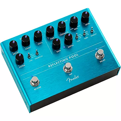 Open-Box Fender Reflecting Pool Delay & Reverb Effects Pedal Condition 1 - Mint - musicians--Friend