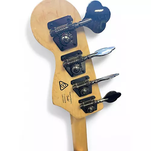 Used Squier Contemporary Jazz Bass Charcoal Electric Bass Guitar Charcoal - musicians--Friend