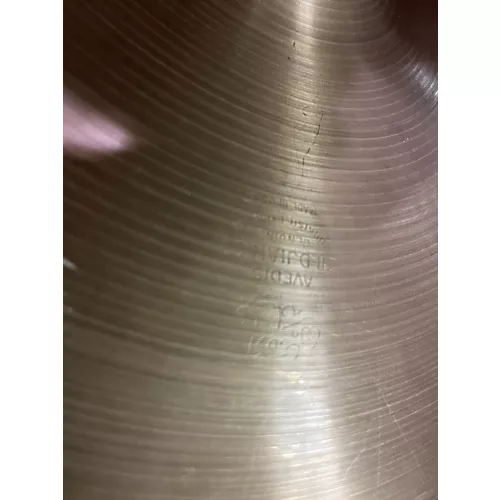 Used Zildjian 15in ISTANBUL HAMMER STAMP 1960'S Cymbal 35 - musicians--Friend