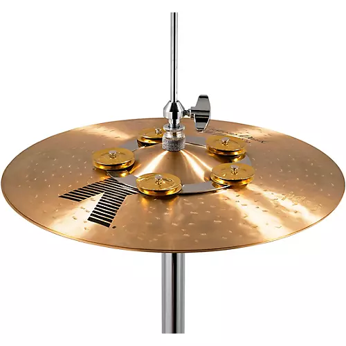 LP Tambo-Ring - Stainless Steel With Brass Jingles 6 in. - musicians--Friend