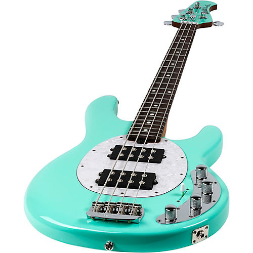 Ernie Ball Music Man StingRay Special HH Electric Bass Guitar Black and Chrome - musicians--Friend
