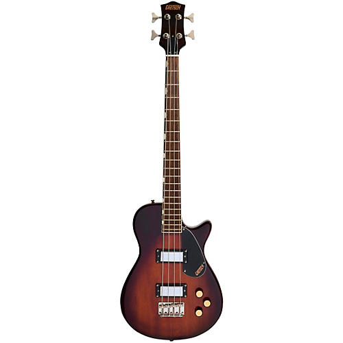 Gretsch Guitars Streamliner Jet Club Bass Single-Cut Short-Scale Bass Walnut Stain - musicians--Friend