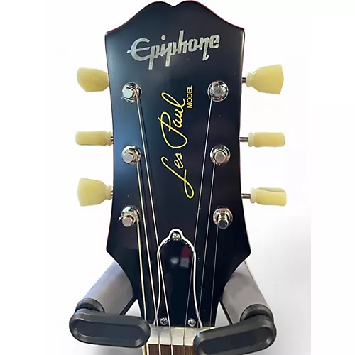 Used Epiphone 1959 Reissue Les Paul Standard Cherry Sunburst Solid Body Electric Guitar Cherry Sunburst - musicians--Friend