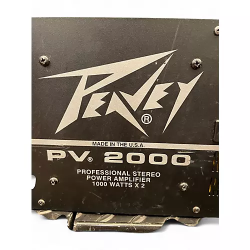Used Peavey PV 2000 Power Amp - musicians--Friend
