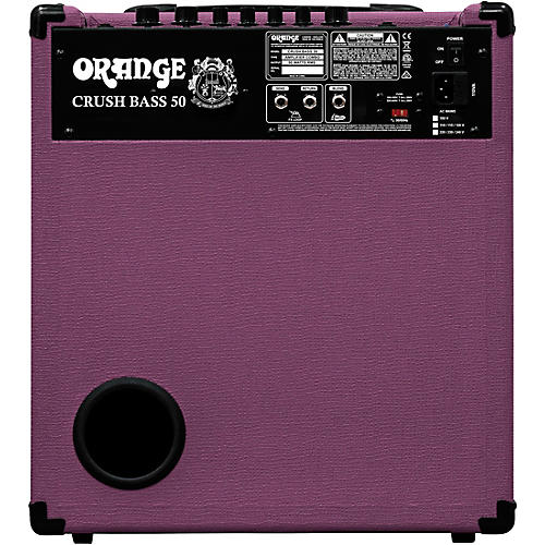 Orange Amplifiers Glenn Hughes LTD Crush Bass 50 1x12 50W Bass Combo Amp Purple - musicians--Friend