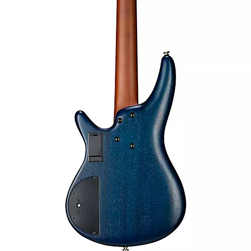 Ibanez Prestige SR6605 5-String Electric Bass Guitar Ghost Fleet Blue Burst - musicians--Friend