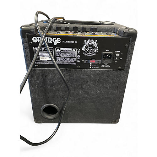 Used Orange Amplifiers Crush BASS 25 Bass Combo Amp - musicians--Friend