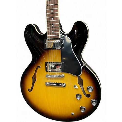 Used 2024 Gibson ES335 2 Tone Sunburst Hollow Body Electric Guitar 2 Tone Sunburst - musicians--Friend