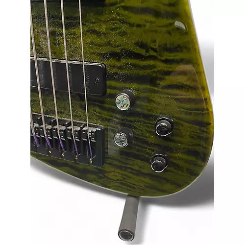 Used Kiesel Brian Bromberg Custom Poison Green Electric Bass Guitar Poison Green - musicians--Friend