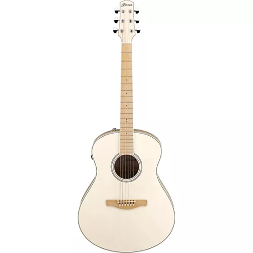 Ibanez AAM370E Advanced Auditorium Acoustic-Electric Guitar Antique White - musicians--Friend