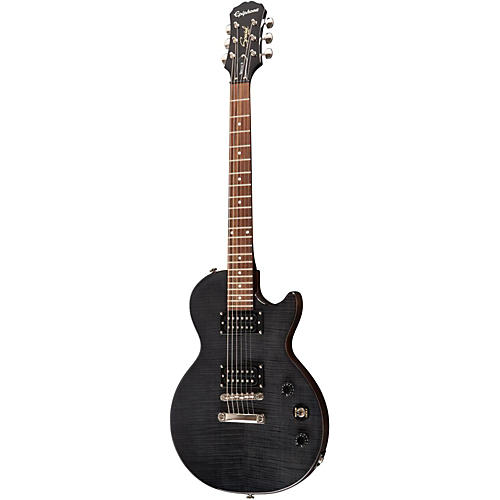 Epiphone Les Paul Special-II Plus Top Limited-Edition Electric Guitar Transparent Black - musicians--Friend