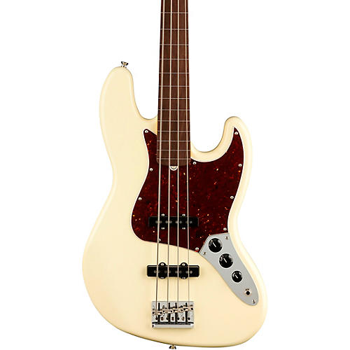 Fender American Professional II Fretless Jazz Bass Rosewood Fingerboard Olympic White - musicians--Friend