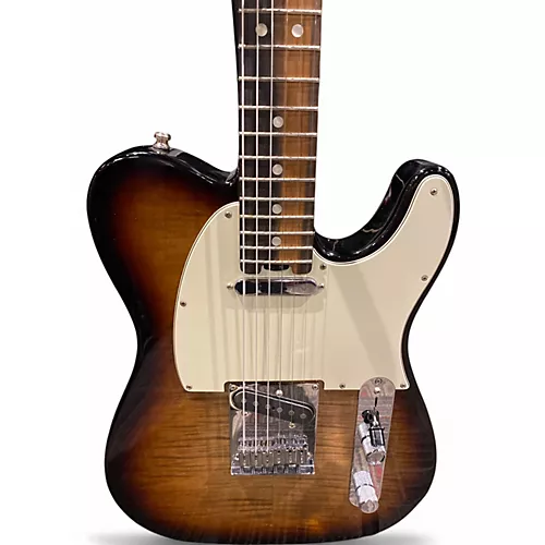 Used Fender American Elite Telecaster Ebony Solid Body Electric Guitar Ebony - musicians--Friend