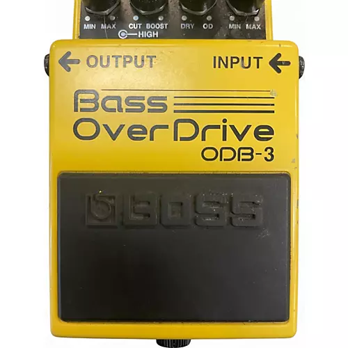 Used BOSS ODB3 Bass Overdrive Bass Effect Pedal - musicians--Friend
