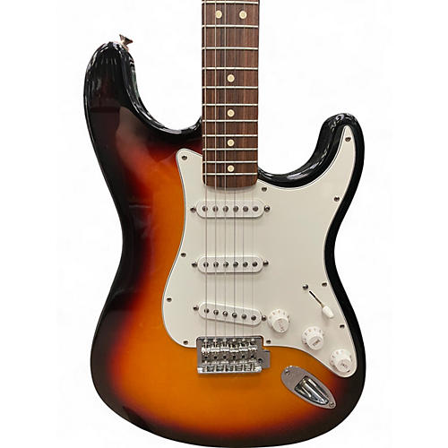 Used Fender Standard Stratocaster Sunburst Solid Body Electric Guitar Sunburst - musicians--Friend