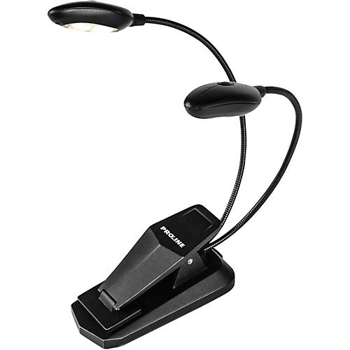 Proline SL4NA Natural Series Dual Head Music Stand Light with 4 LEDs - musicians--Friend