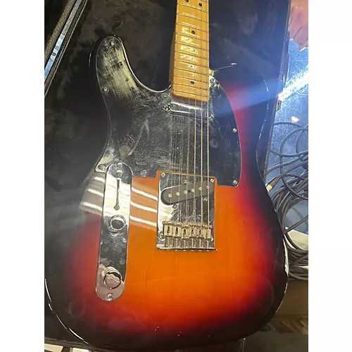 Used 2014 Fender American Standard Telecaster LH Left Handed 3 Tone Sunburst Electric Guitar 3 Tone Sunburst - musicians--Friend