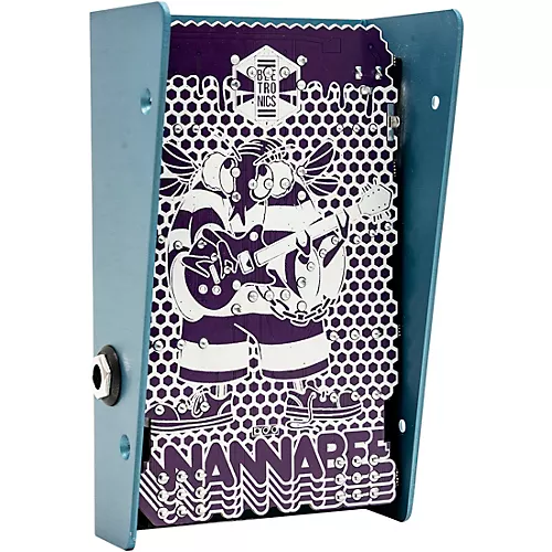 Beetronics FX Wannabee Beelateral Buzz Dual-Drive Effects Pedal Blue Anodized - musicians--Friend