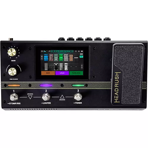 HeadRush Flex Prime Guitar Multi-Effects Processor & Amp Modeler Pedal Black - musicians--Friend